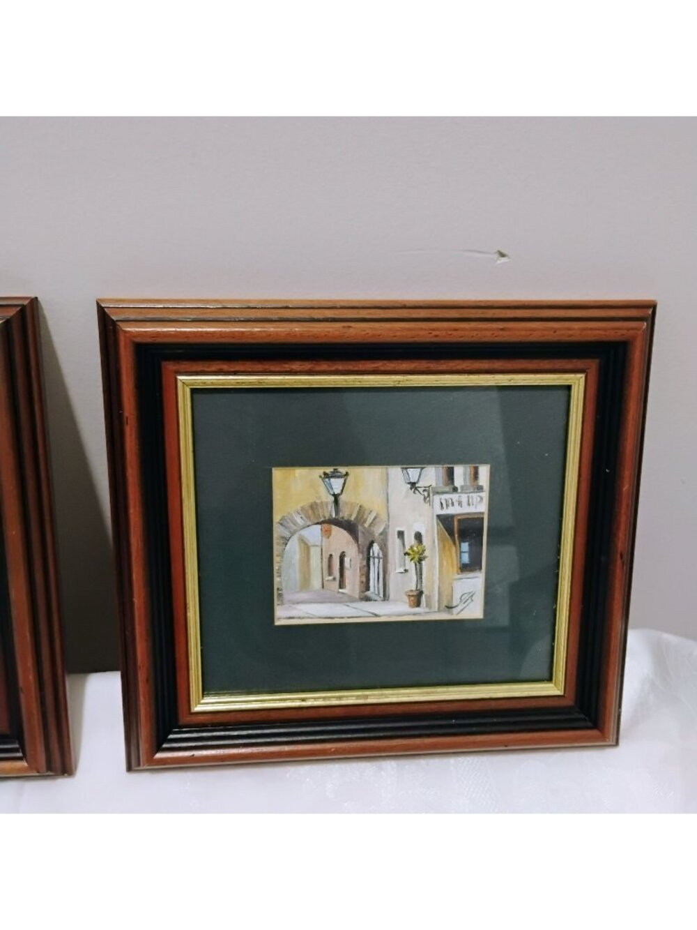 Jacklyn Mulvey Original Oil Painting, Irish Landscape, Kilkenny City, Framed